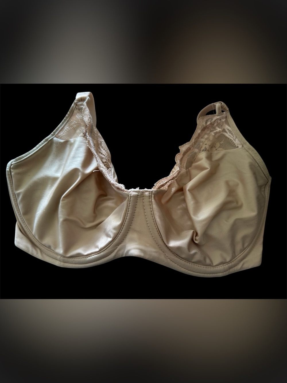 Wacoal Nude Lace-Trim Unlined Bra - Women Intimates 32 DDD